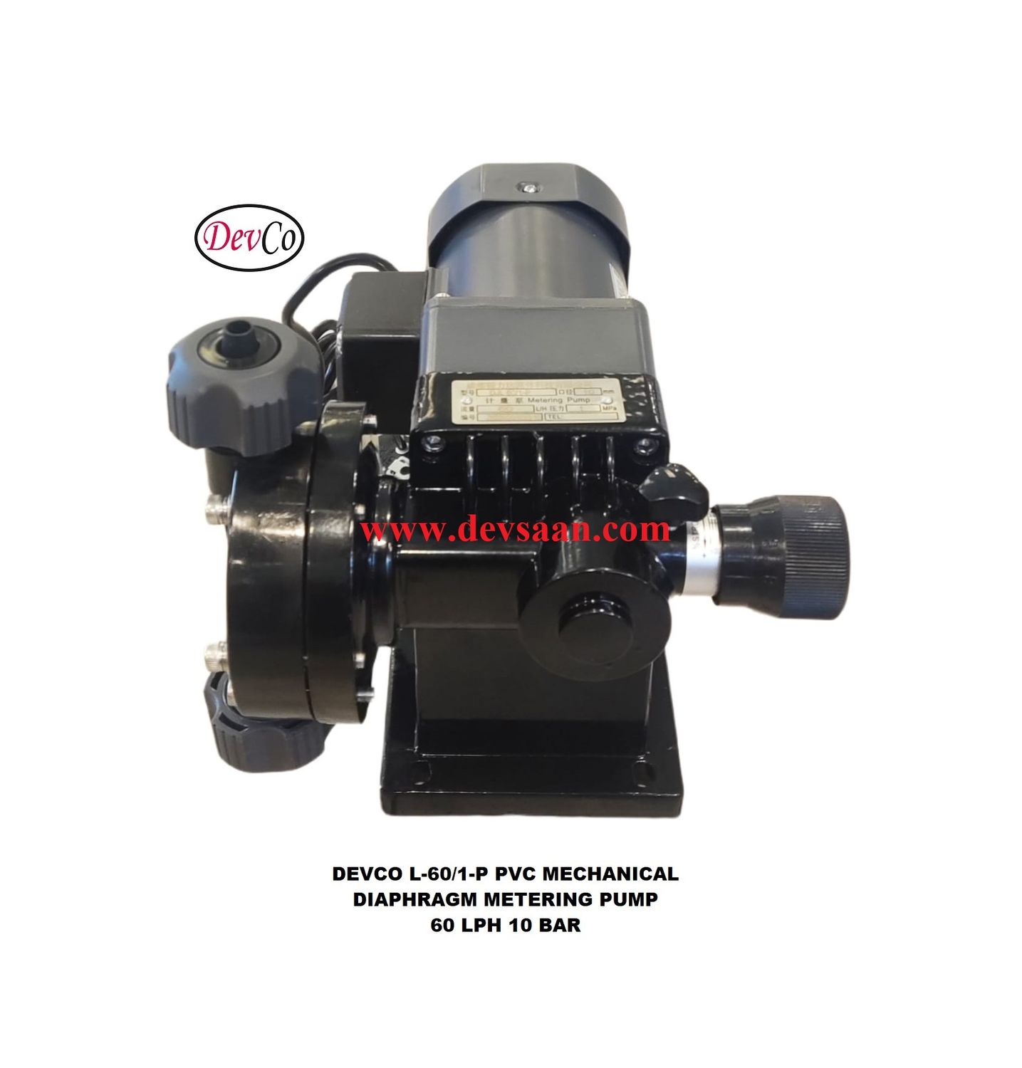 Pompa Dosing L-60-1-P Mechanical Diaphragm Metering Pump