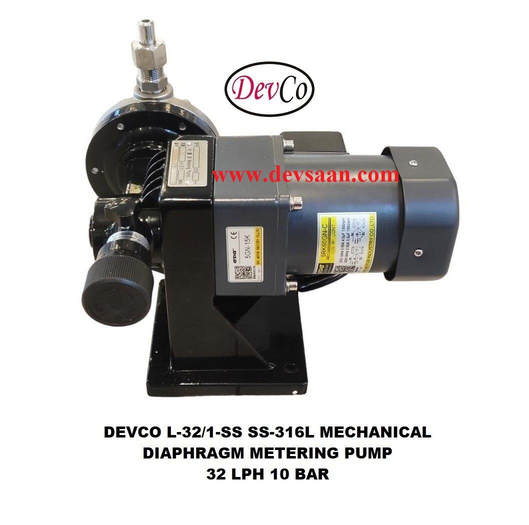 Pompa Dosing L-32-1-SS Mechanical Diaphragm Metering Pump