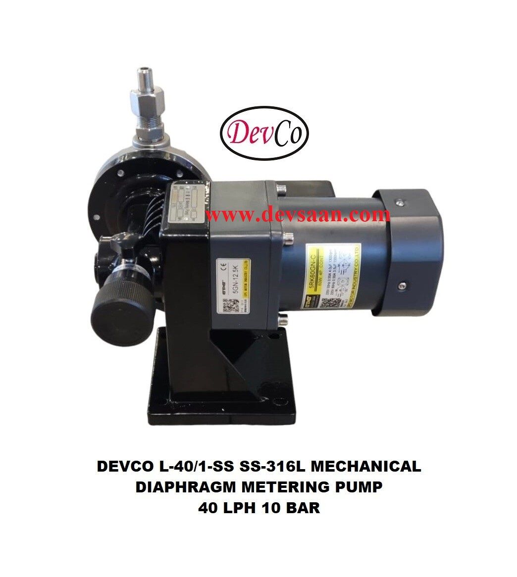 Pompa Dosing L-40-1-SS Mechanical Diaphragm Metering Pump