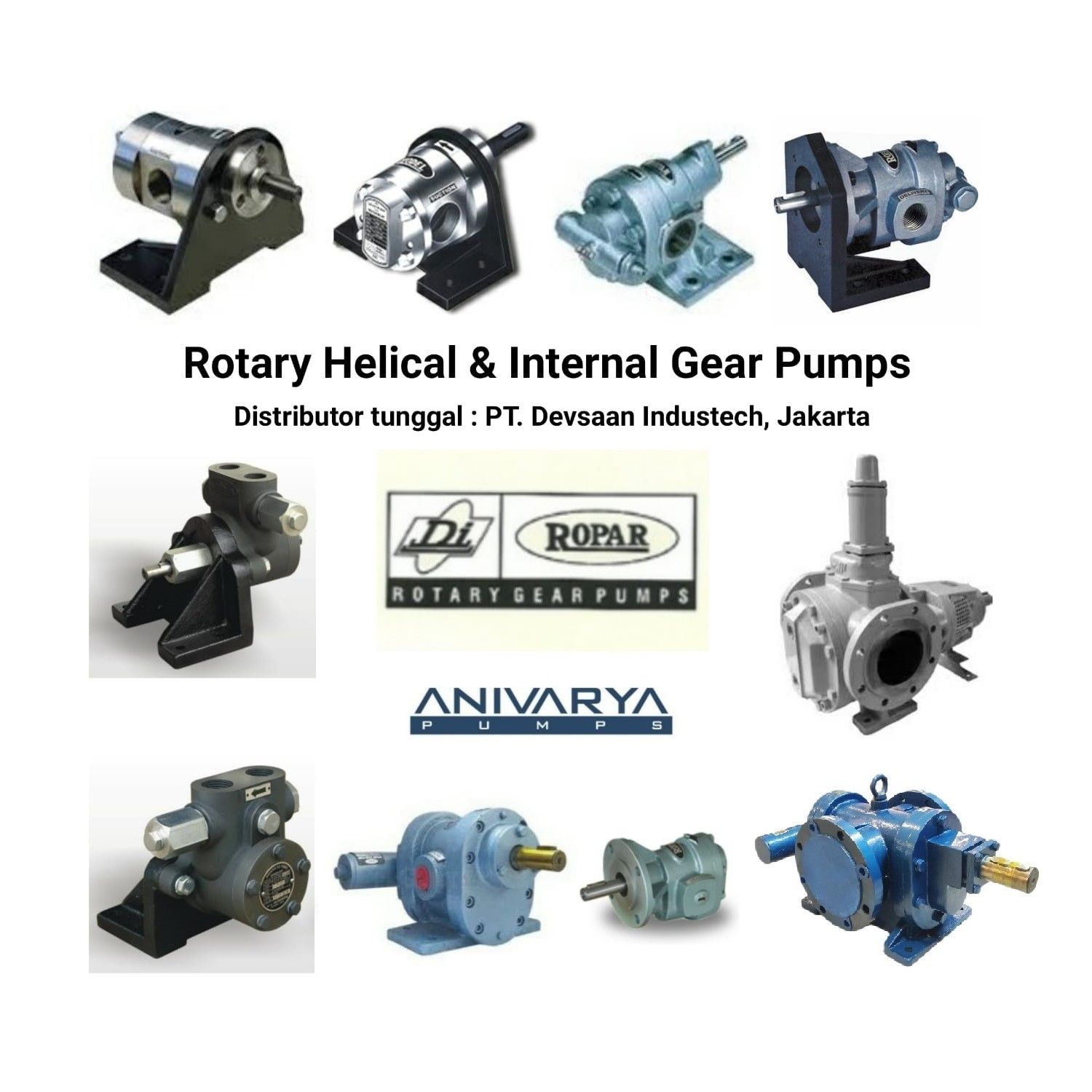 Gear Pump Helikal CG 075 Pompa Roda Gigi