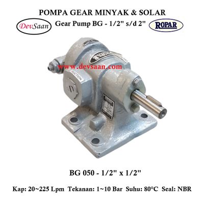 Gear Pump Helikal BG 050 Pompa Roda Gigi Gear Pump Helikal BG 050 Pompa Roda Gigi