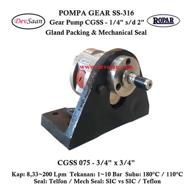 Gear Pump CGSS 075 (GP) Pompa Roda Gigi