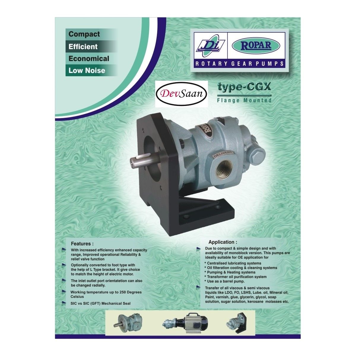 Gear Pump Helikal CGX 150 Pompa Roda Gigi