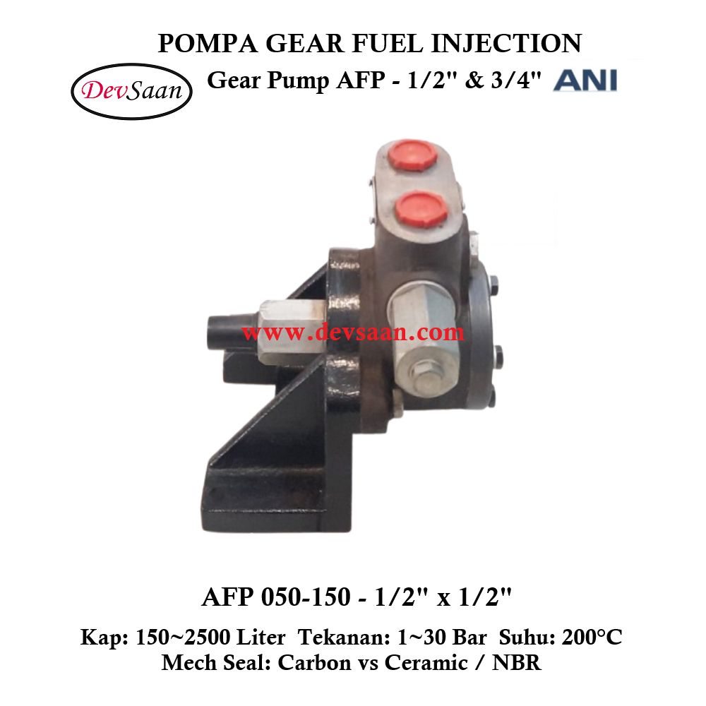 Internal Gear Pump AFP-050-150 Pompa Fuel Injection