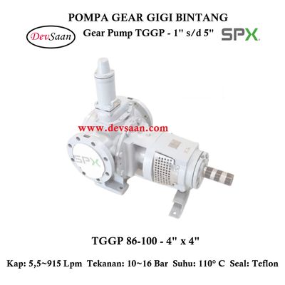 Gear Pump Internal TGGP 86-100 Pompa Gigi Bintang Gear Pump Internal TGGP 86-100 Pompa Gigi Bintang