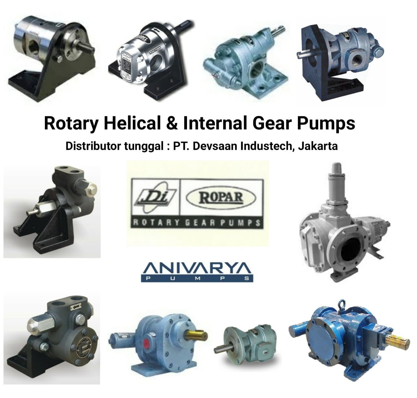 Internal Gear Pump AFP-075-2500 Pompa Fuel Injection