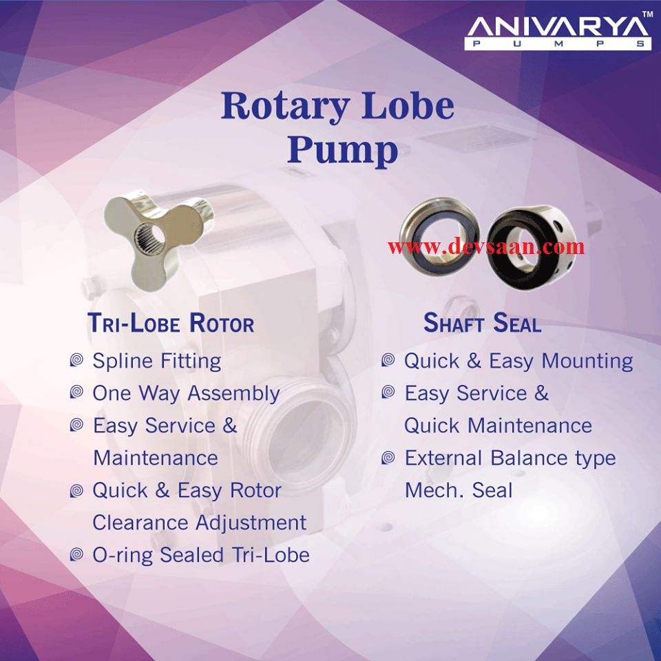 Rotary Lobe Pump ALB-150L Pompa Rotari Lobe