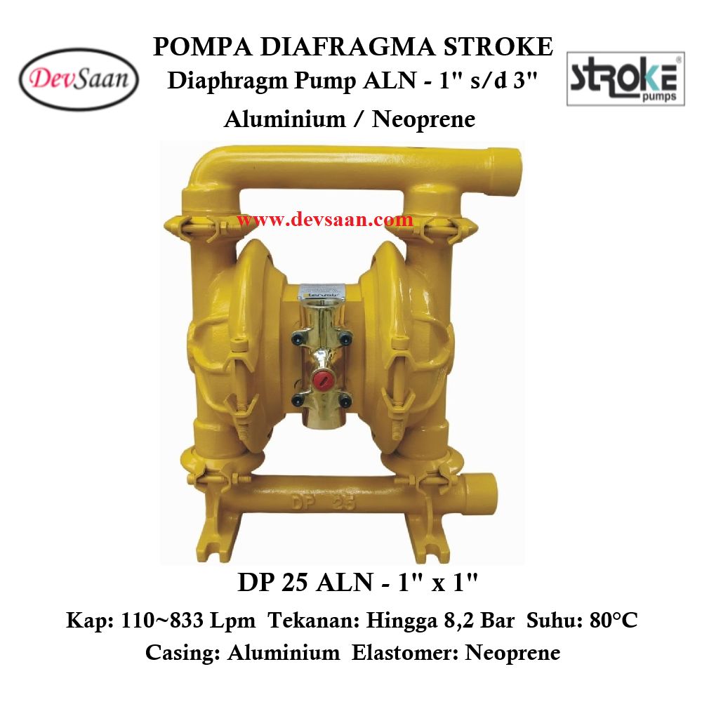 Diaphragm Pump DP 25 ALN Pompa Diafragma Stroke 1"