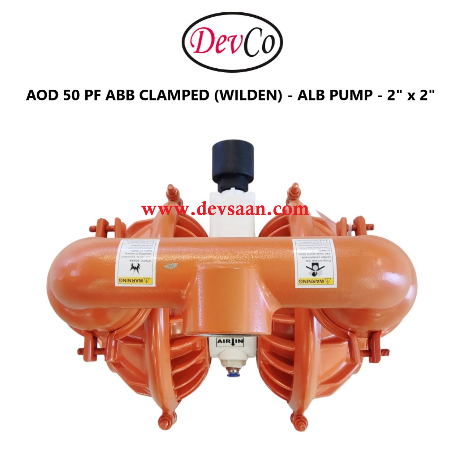 Wilden OEM Diaphragm Pump AOD 50 PF ABB Pompa Diafragma Devco 2"