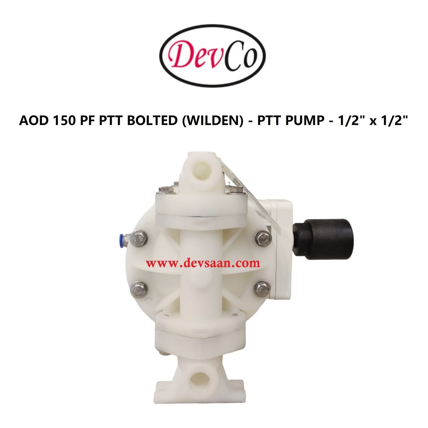 Wilden OEM Diaphragm Pump AOD 150 PF PTT Pompa Diafragma Devco 1/2"