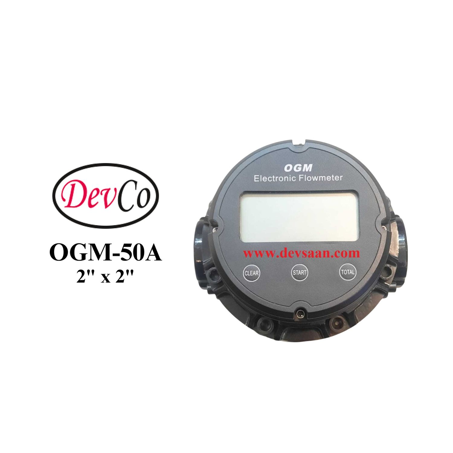 OGM 50a aluminium digital electronic flow meter 1