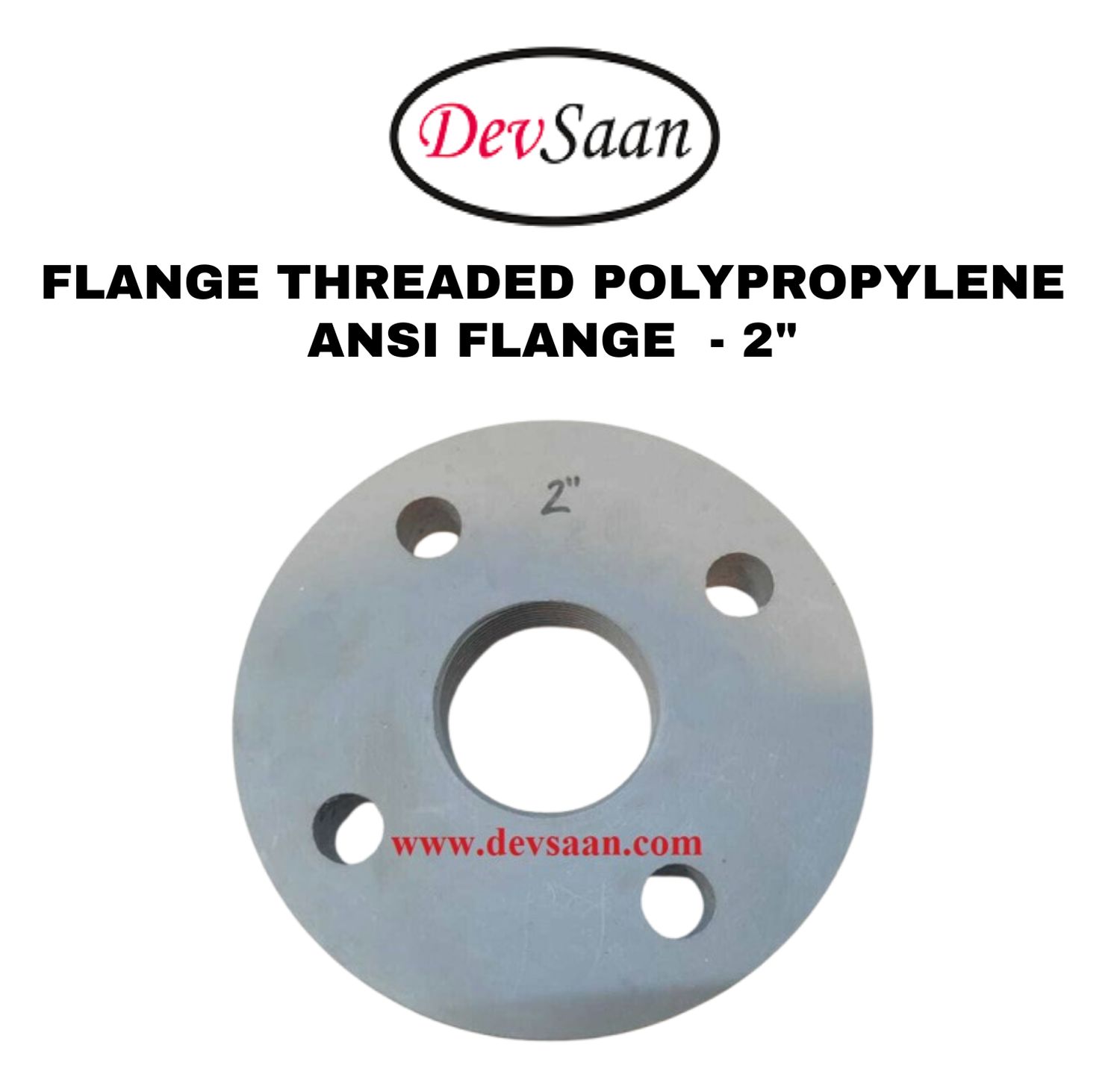 Flange threaded polypropylene 2 inch