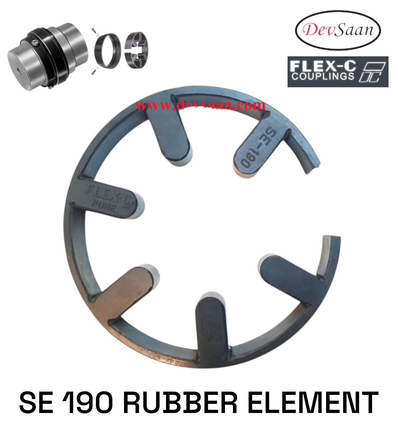 Coupling Rubber Element SE 190 Flex-C Coupling Rubber Element SE 190 Flex-C
