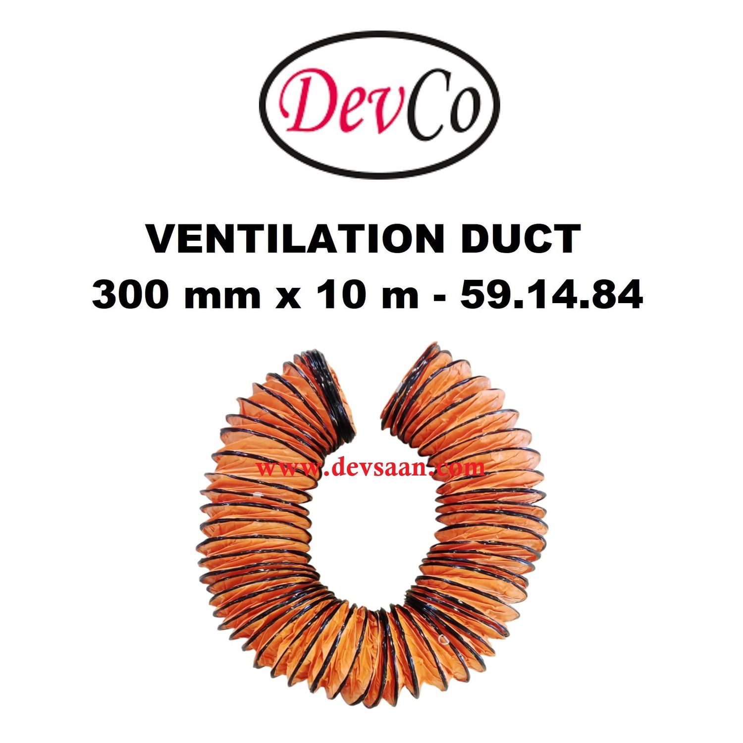Ventilation Duct 300 mm x 10 Mtr - IMPA 59 14 84