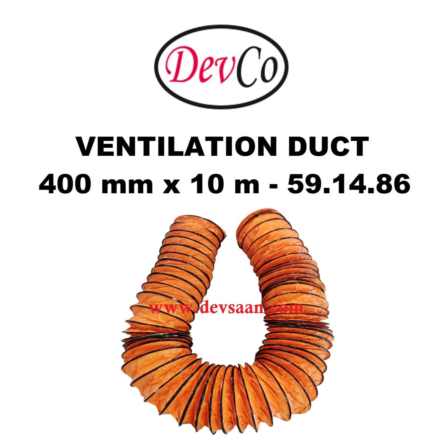 Ventilation Duct 400 mm x 10 Mtr - IMPA 59 14 86