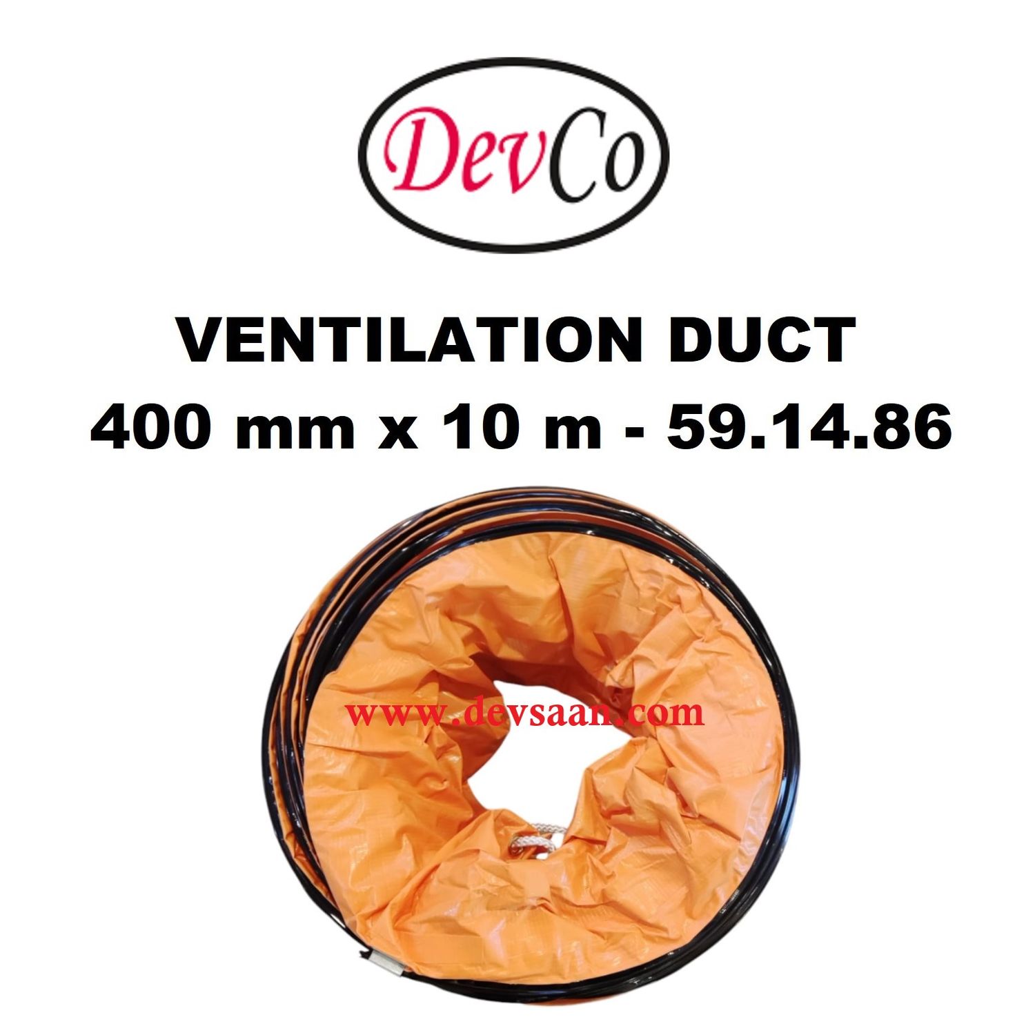 Ventilation Duct 400 mm x 10 Mtr - IMPA 59 14 86