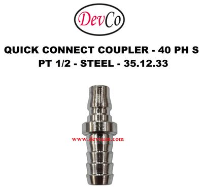 40 PH S Quick Connect Coupler - PT 1/2