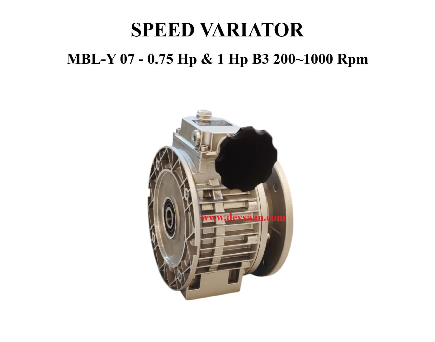 speed variator MBLY 07 0.75 Hp &amp; 1 Hp B3 200 sampai 1000 Rpm 9
