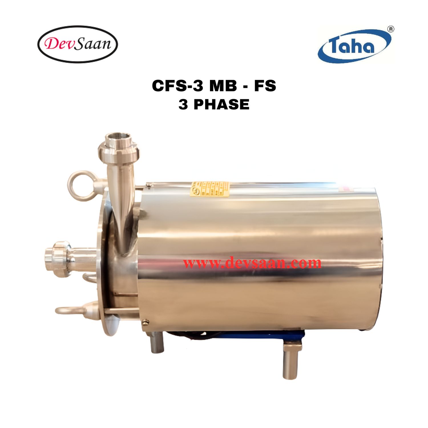Sanitary Centrifugal Pump SS-316 CFS-3 FS - 3 Phase Pompa Sanitary