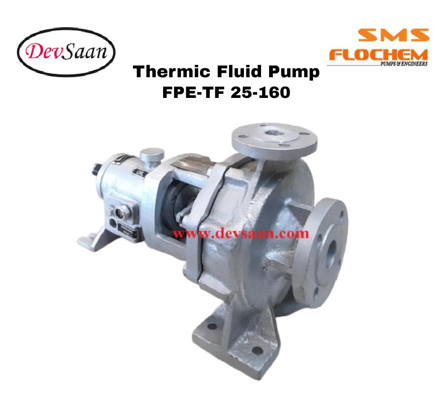 Thermic Fluid Pump FPE-TF 25-160 Pompa Sentrifugal Oli Panas Komplit Set 2pole