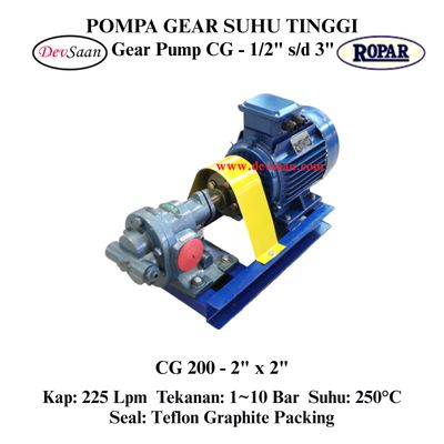 Gear Pump Helikal CG 200 Pompa Roda Gigi Komplit Set Gear Pump Helikal CG 200 Pompa Roda Gigi Komplit Set