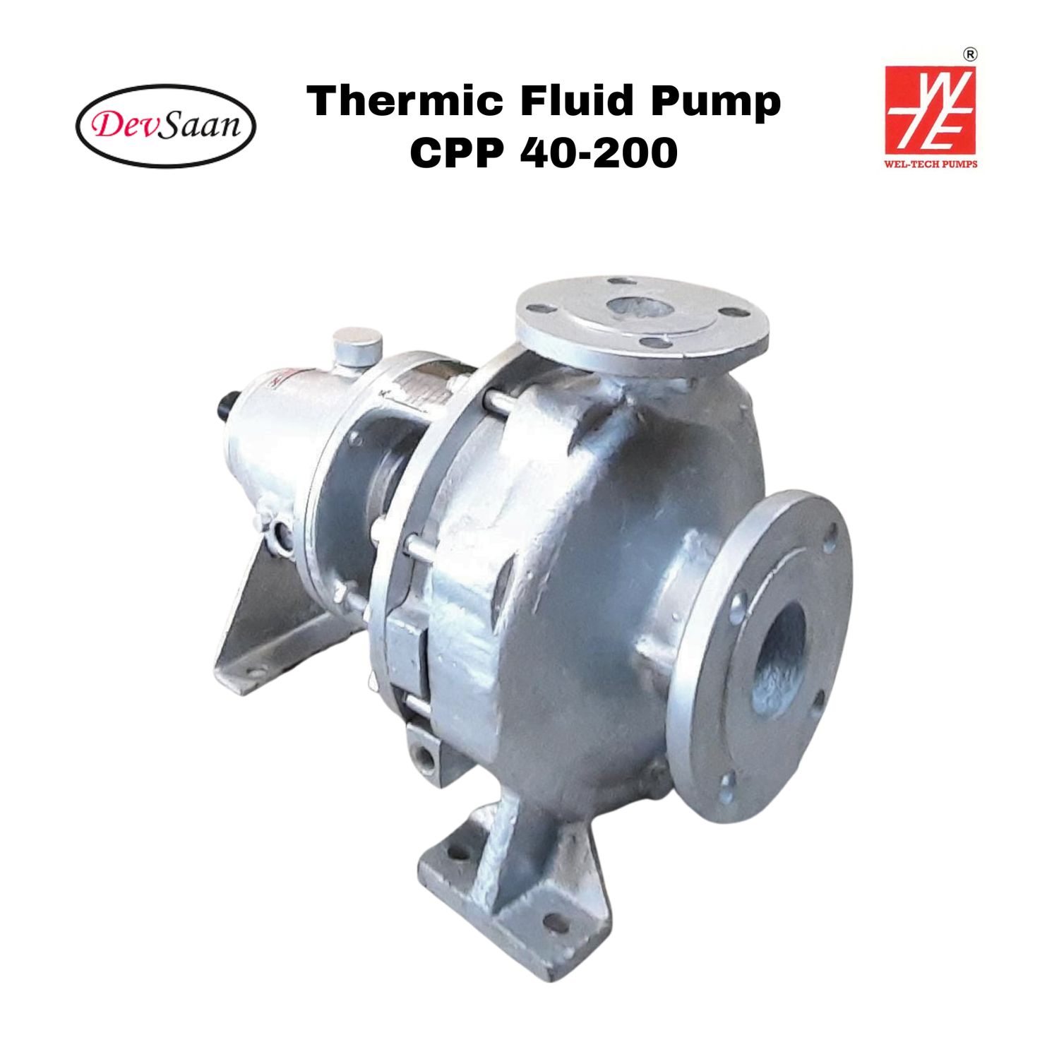 Thermic Fluid Pump CPP 40-200 Pompa Sentrifugal Oli Panas (Complete Set) 4pole