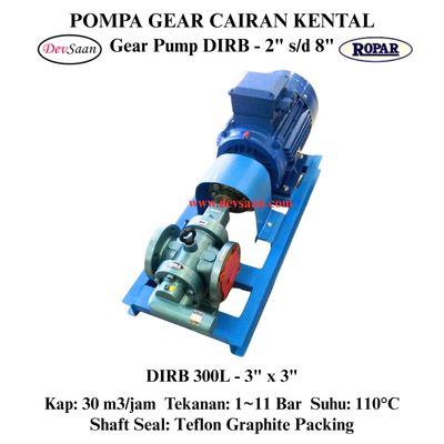 Gear Pump Rotari DIRB 300L Pompa Roda Gigi (Complete Set) 4pole Gear Pump Rotari DIRB 300L Pompa Roda Gigi (Complete Set) 4pole