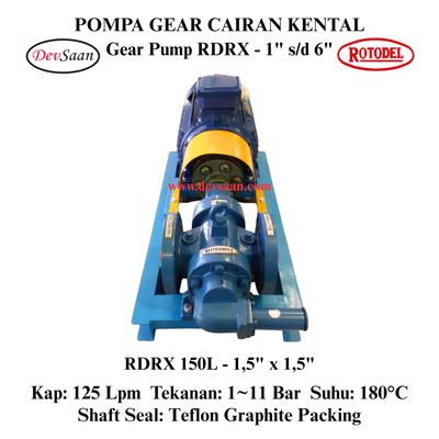 Gear Pump Rotari RDRX 150L Pompa Roda Gigi Komplit Set Gear Pump Rotari RDRX 150L Pompa Roda Gigi Komplit Set