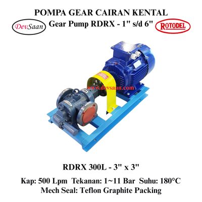 Gear Pump Rotari RDRX 300L Pompa Roda Gigi (Complete Set) 4pole Gear Pump Rotari RDRX 300L Pompa Roda Gigi (Complete Set) 4pole