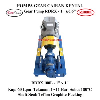 Gear Pump Rotari RDRX 100L Pompa Roda Gigi Komplit Set Gear Pump Rotari RDRX 100L Pompa Roda Gigi Komplit Set