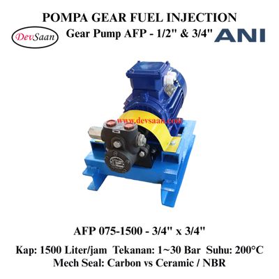 Internal Gear Pump AFP-075-1500 Pompa Fuel Injection (Complete Set) 4pole Internal Gear Pump AFP-075-1500 Pompa Fuel Injection (Complete Set) 4pole