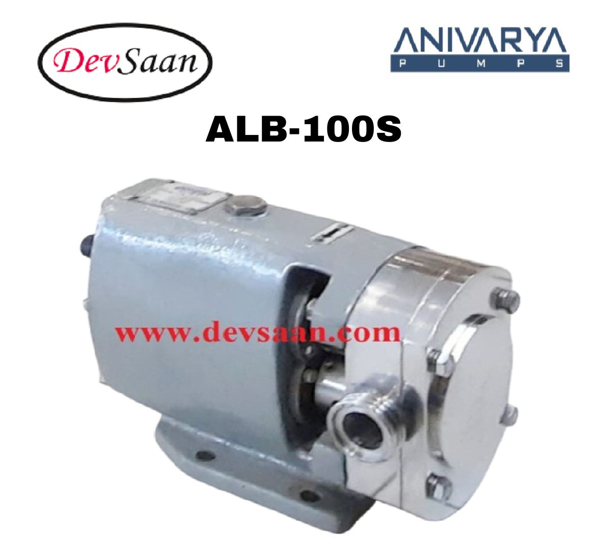 Rotary Lobe Pump ALB-100S Pompa Rotari Lobe (Complete Set) 4pole