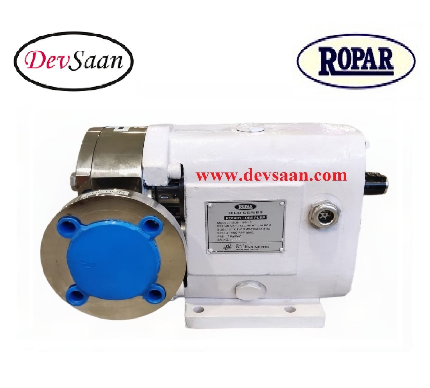 Rotary Lobe Pump DILB-150S Pompa Rotari Lobe (Complete Set) 4pole