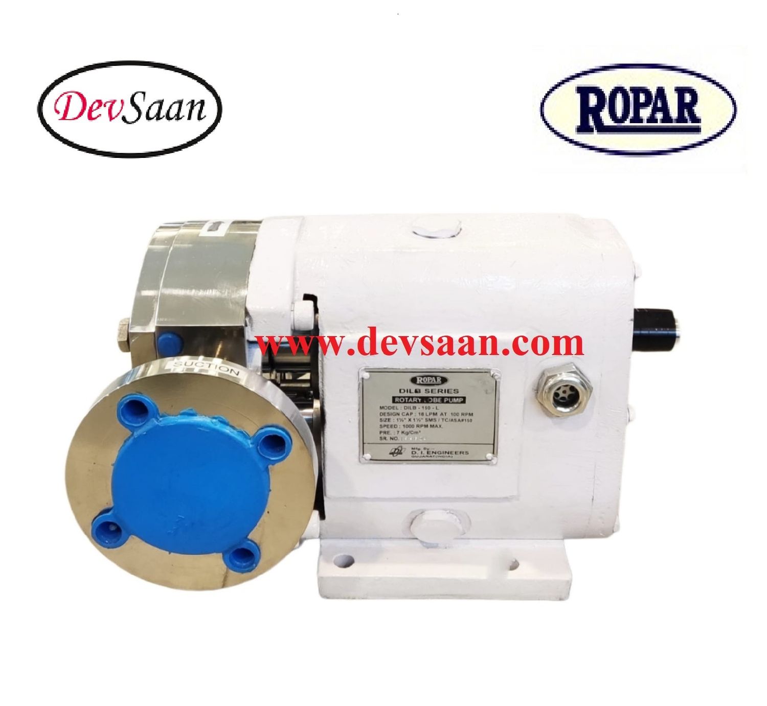 Rotary Lobe Pump DILB-150L Pompa Rotari Lobe (Complete Set) 4pole