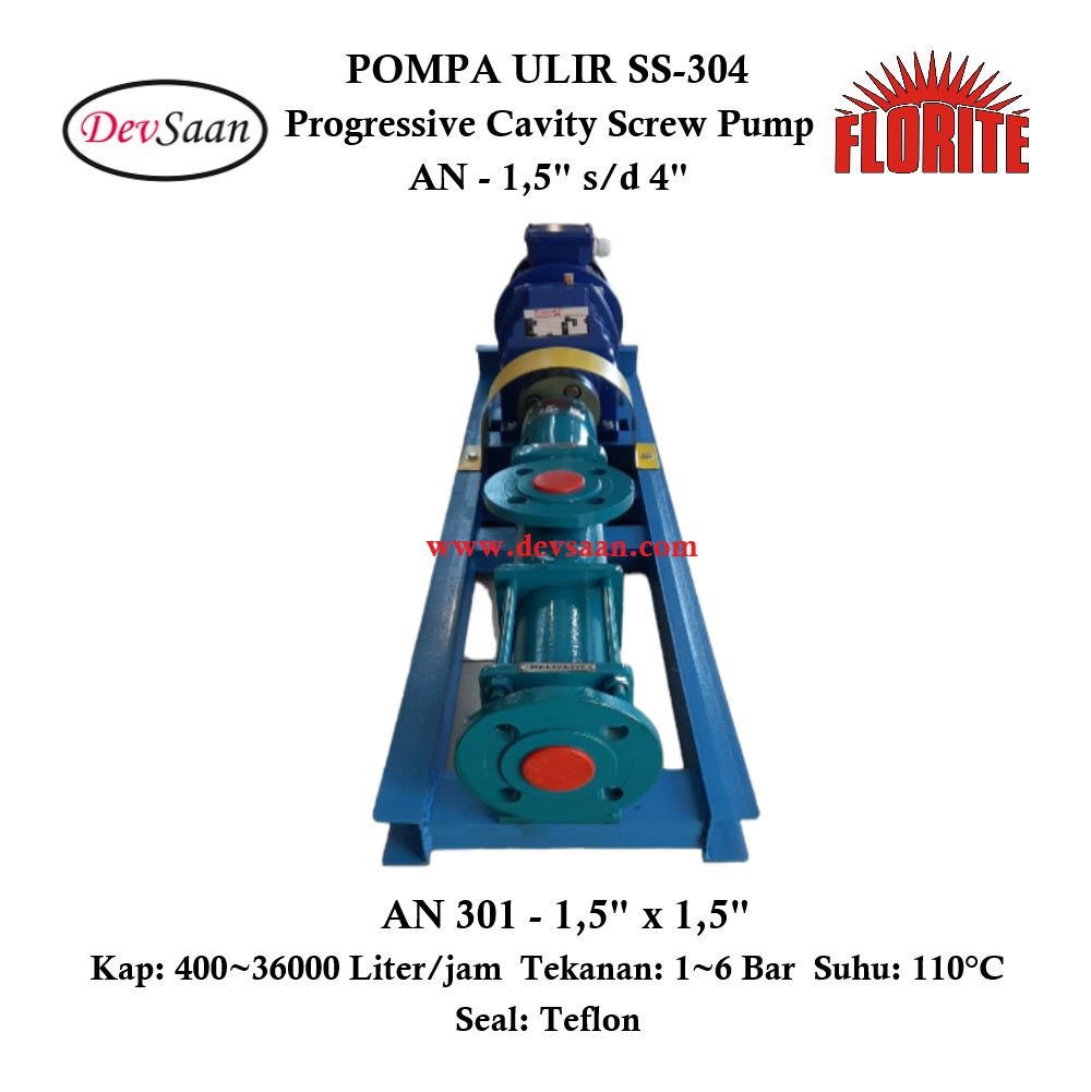 Pompa Ulir AN 301 Screw Pump Complete Set