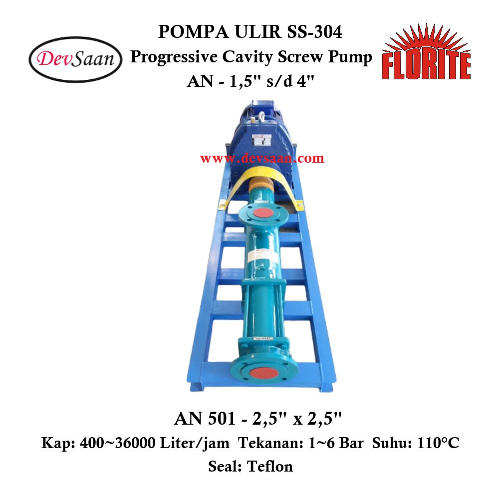 Pompa Ulir AN 501 Screw Pump Complete Set