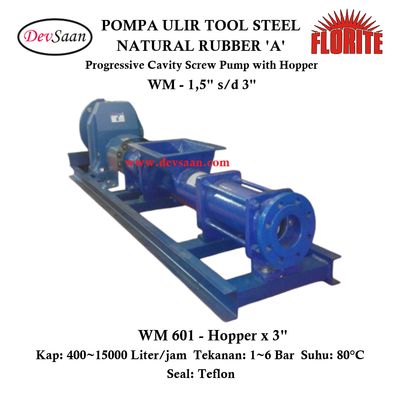 Pompa Ulir WM 601 Screw Pump Complete Set