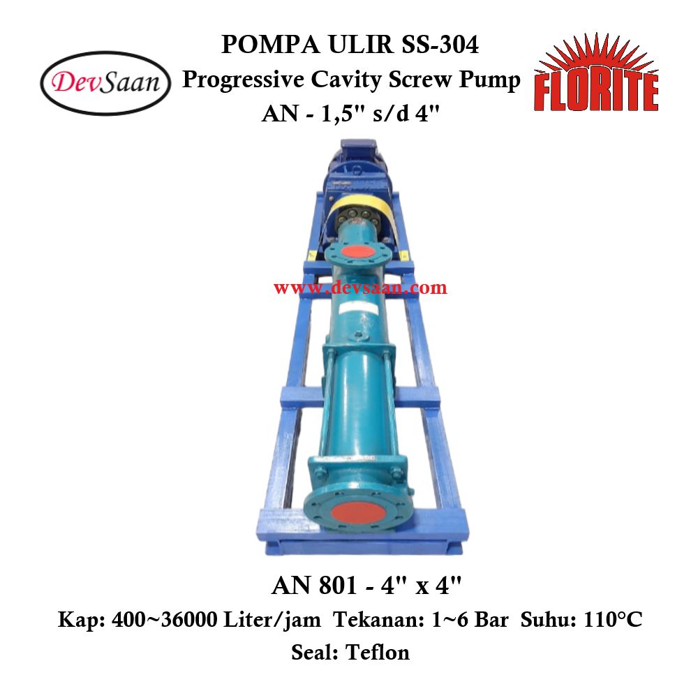 Pompa Ulir AN 801 Screw Pump Complete Set