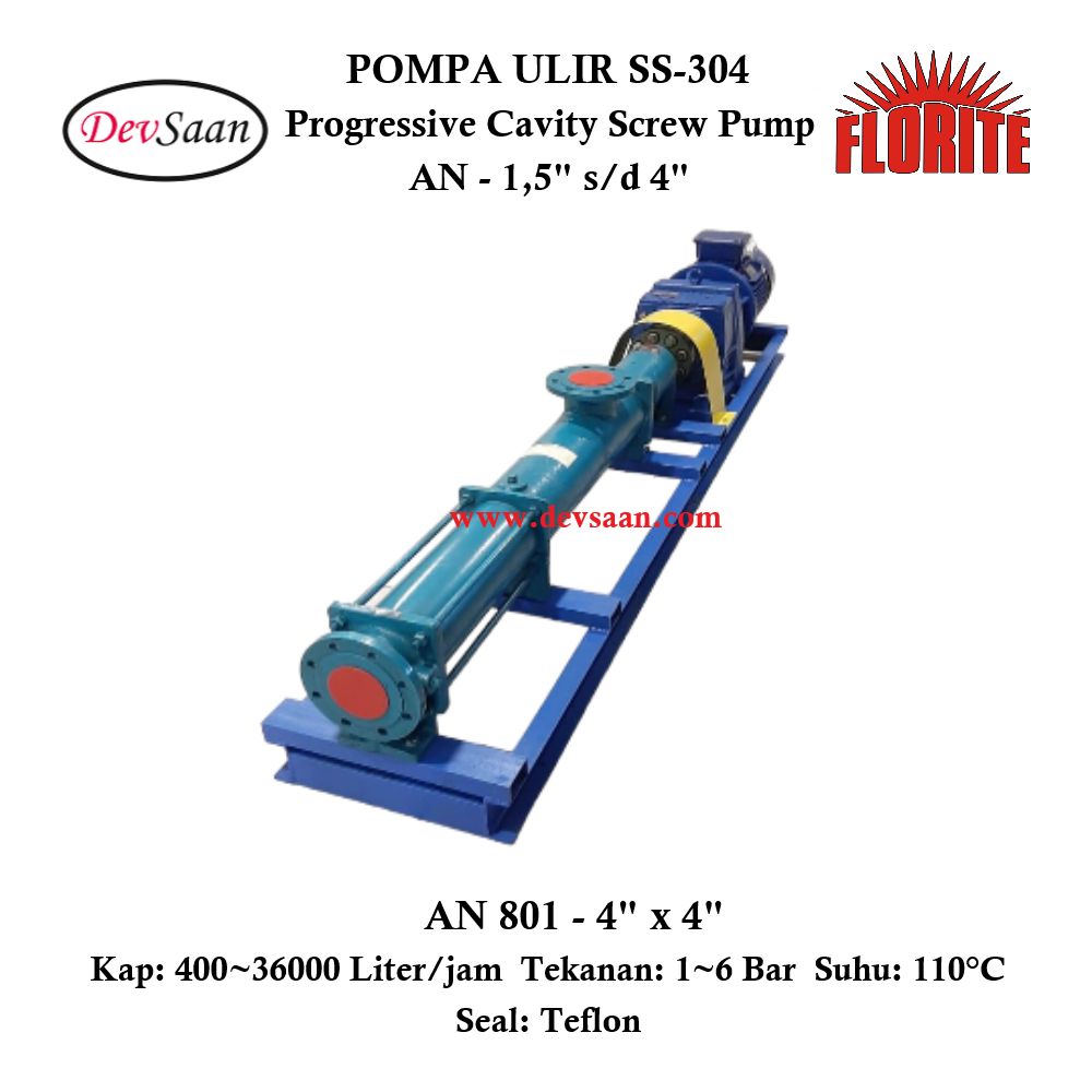 Pompa Ulir AN 801 Screw Pump Complete Set