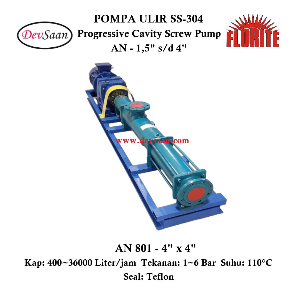 Pompa Ulir AN 801 Screw Pump Complete Set