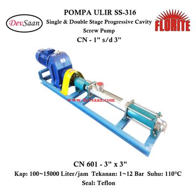 Pompa Ulir CN 601 Screw Pump Komplit Set