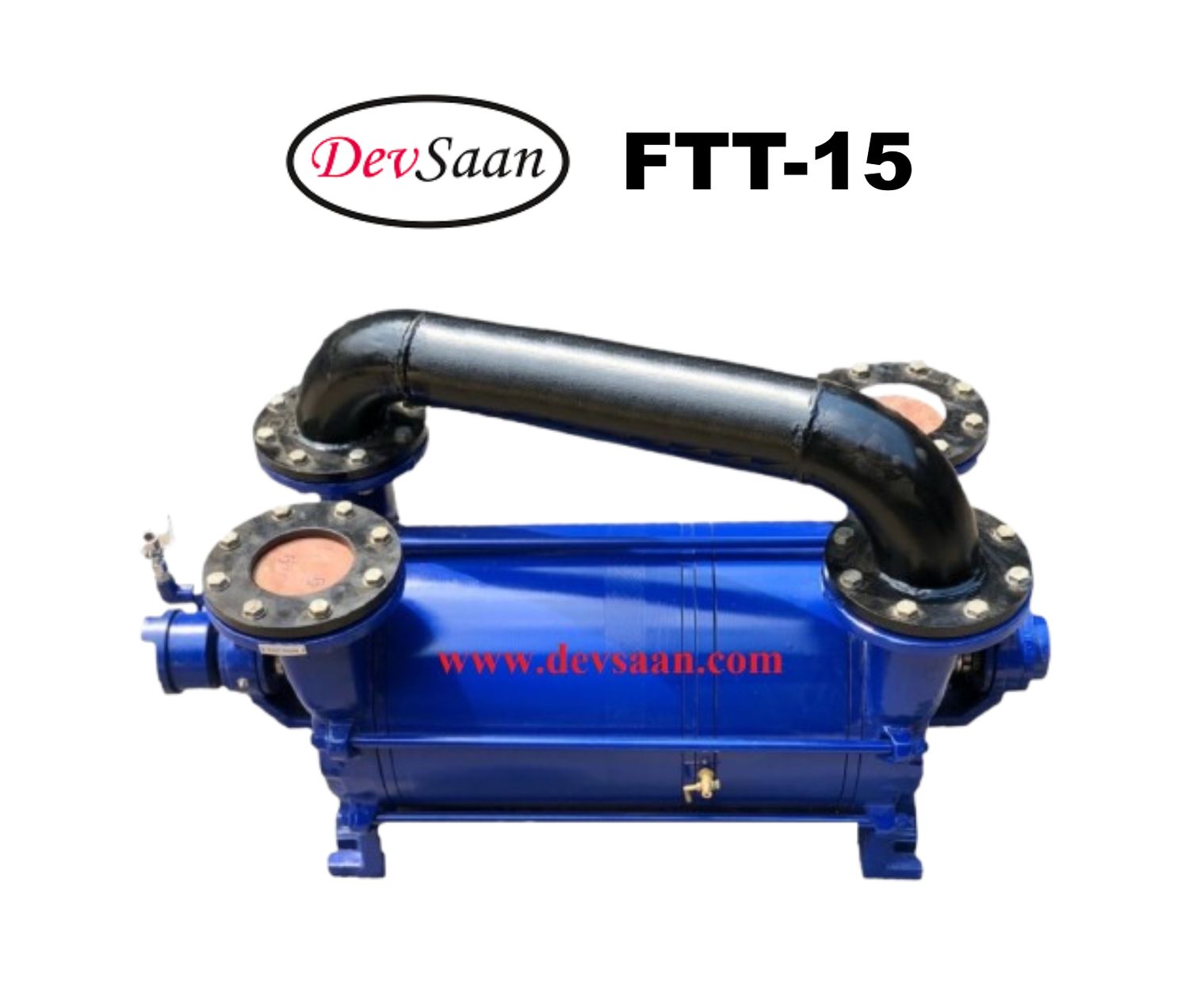 Pompa Vakum FTT-15 Two Stage Liquid Ring Vacuum Pump Komplit Set