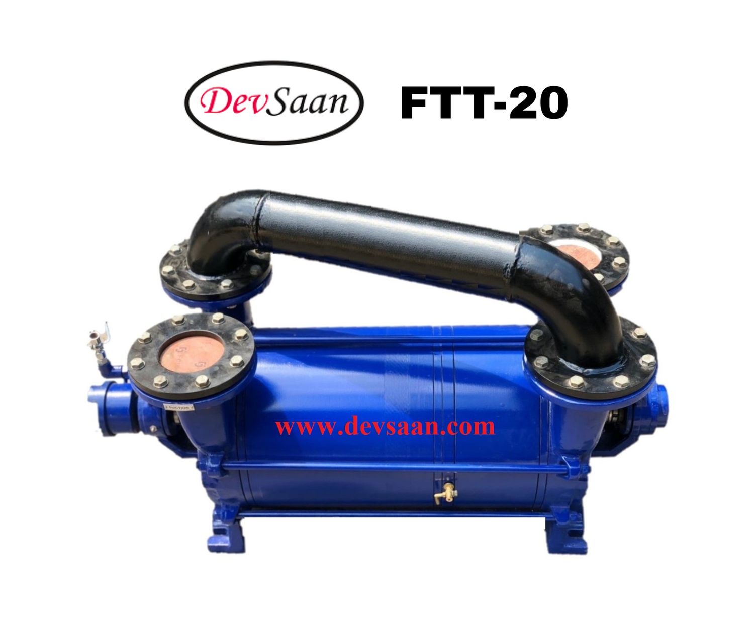 Pompa Vakum FTT-20 Two Stage Liquid Ring Vacuum Pump Komplit Set