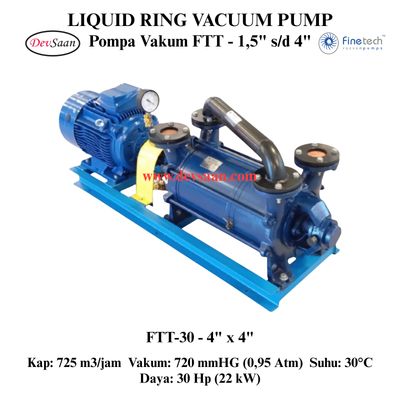 Pompa Vakum FTT-30 Two Stage Liquid Ring Vacuum Pump Komplit Set Pompa Vakum FTT-30 Two Stage Liquid Ring Vacuum Pump Komplit Set