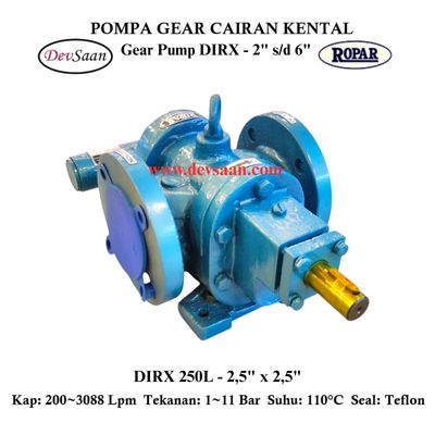Gear Pump Rotari DIRX 250L Pompa Roda Gigi Gear Pump Rotari DIRX 250L Pompa Roda Gigi