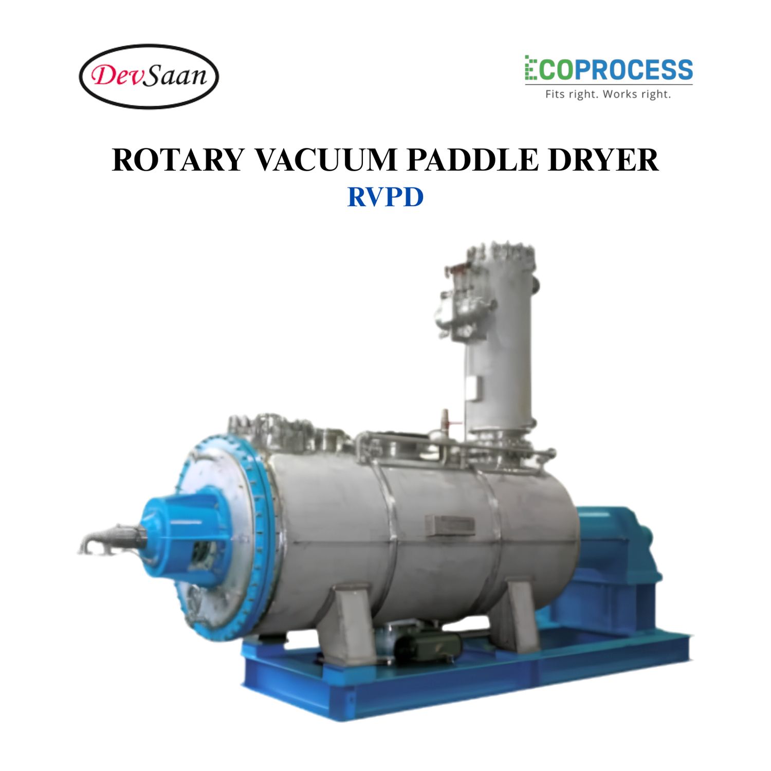Rotary Vacuum Paddle Dryer RVPD