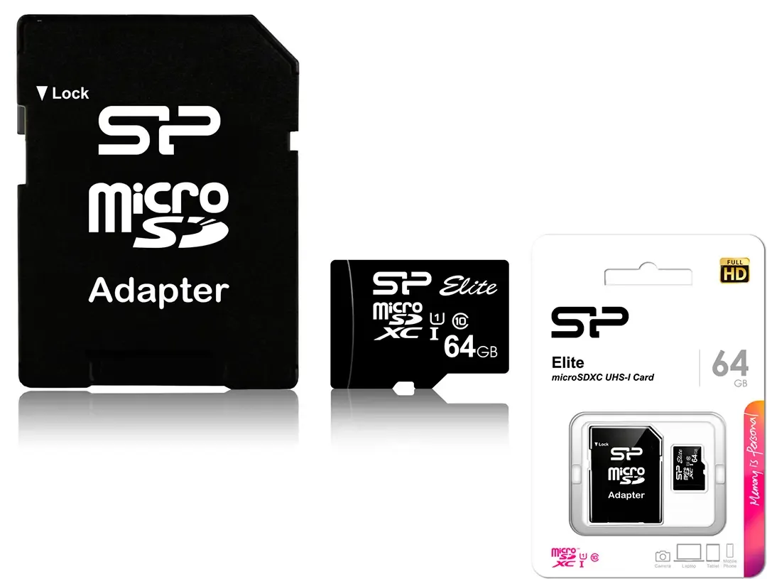 SP MicroSDXC karte 64GB 10. klase Full HD