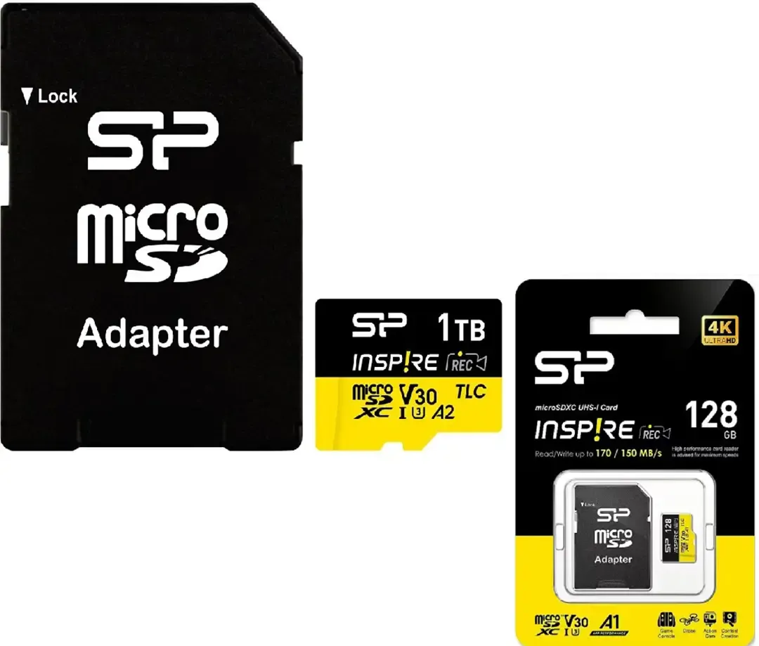 SP MicroSDXC karte 128GB 10. klase 4K video SP MicroSDXC karte 128GB 10. klase 4K video