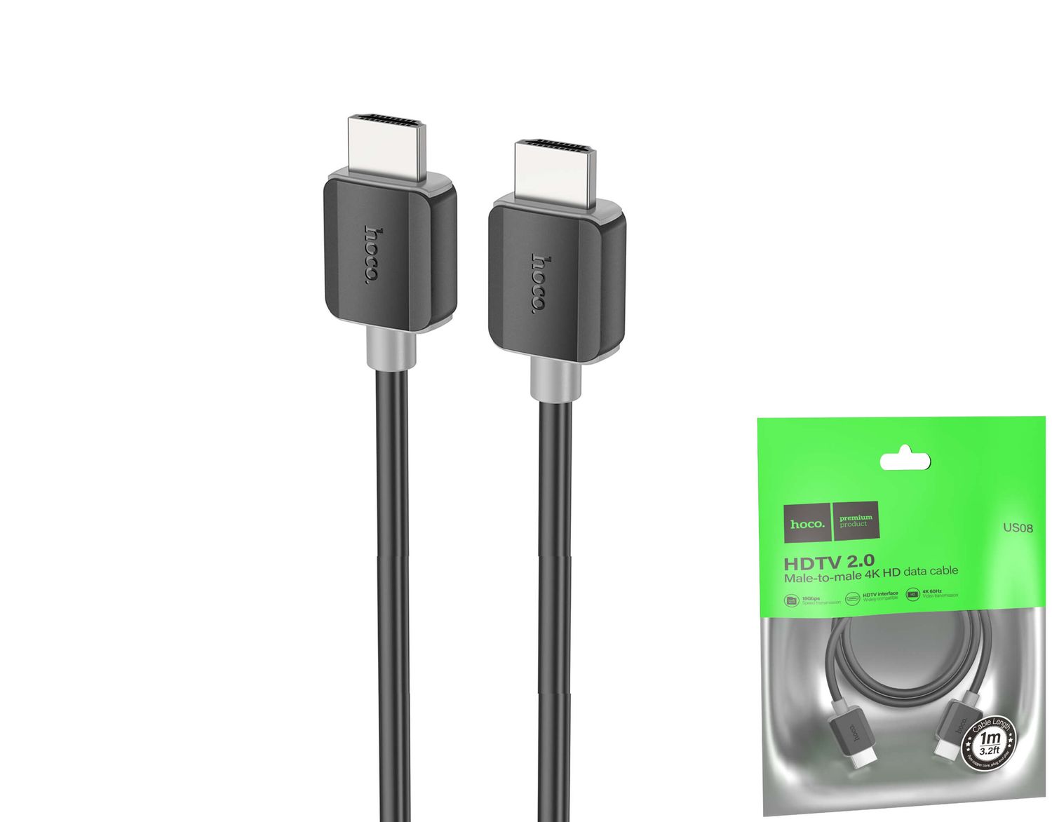 Hoco US08 HDMI video kabelis
