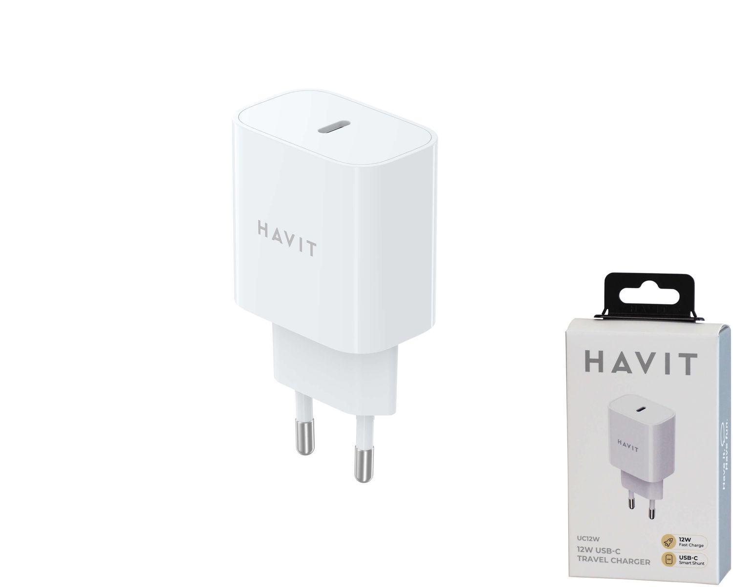 Havit UC12W Type-C tīkla lādētājs